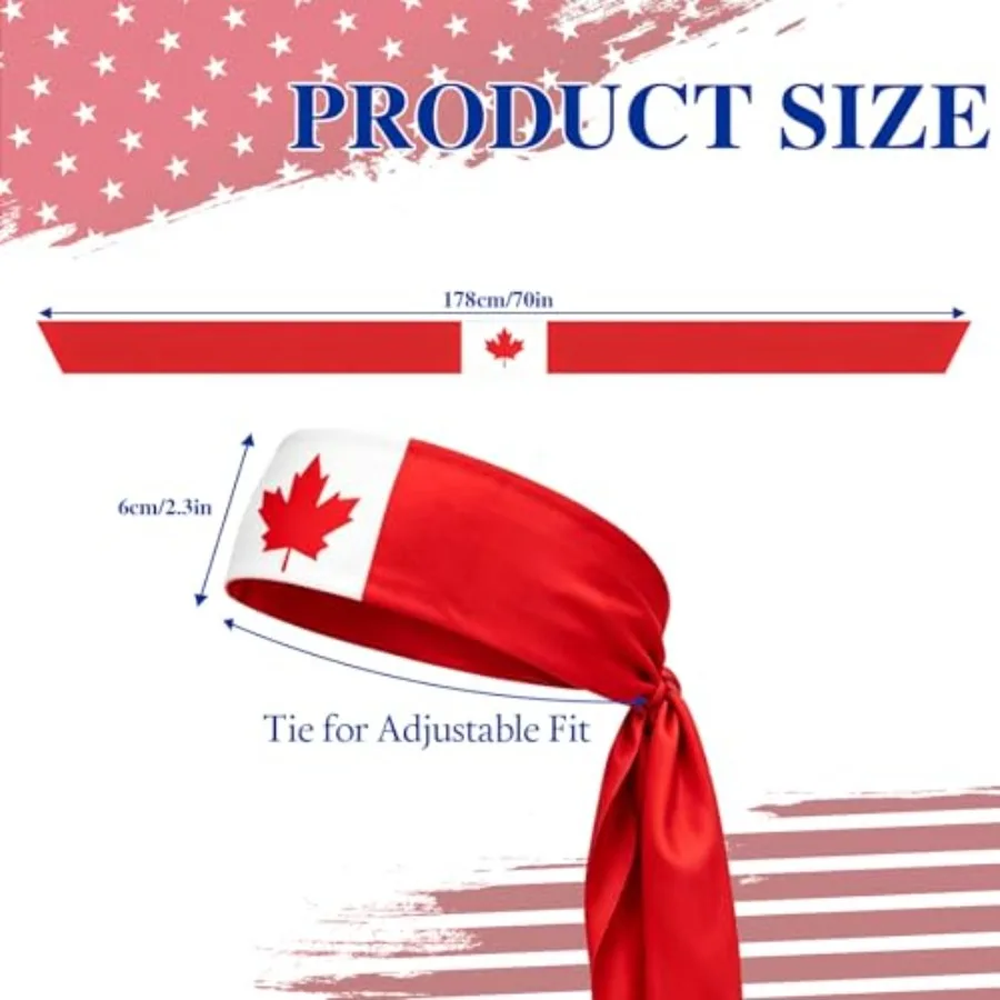 National Flags Non-Slip Sports Headband Sweatband for Men Women, Ideal for Soccer, Sports Events, Running, Yoga, Fitness