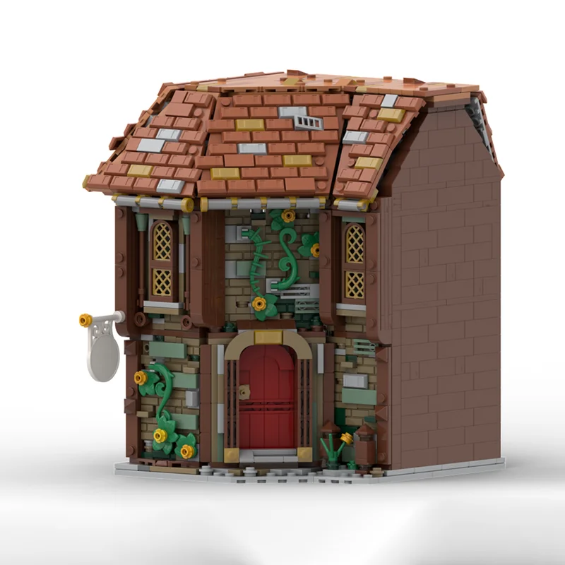 Mittelalterliche Burg Modell Moc Bausteine Zauberer Haus Modell Technologie Ziegel Berühmte Film DIY Montage Spielzeug Bau Geschenk