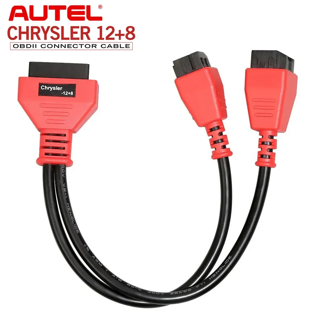 

Autel 12 + 8 новый разъем для Chrysler FCA программирующий кабель работает для MS906BT MS908 MS908P MS908S Pro для автомобильных диагностических кабелей