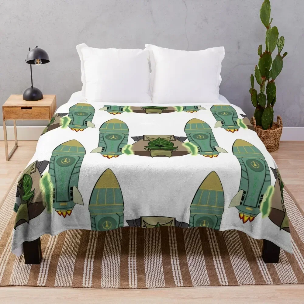 

rocket korok totk botw Throw Blanket Breathable Lightweight Blanket for Adults Kids