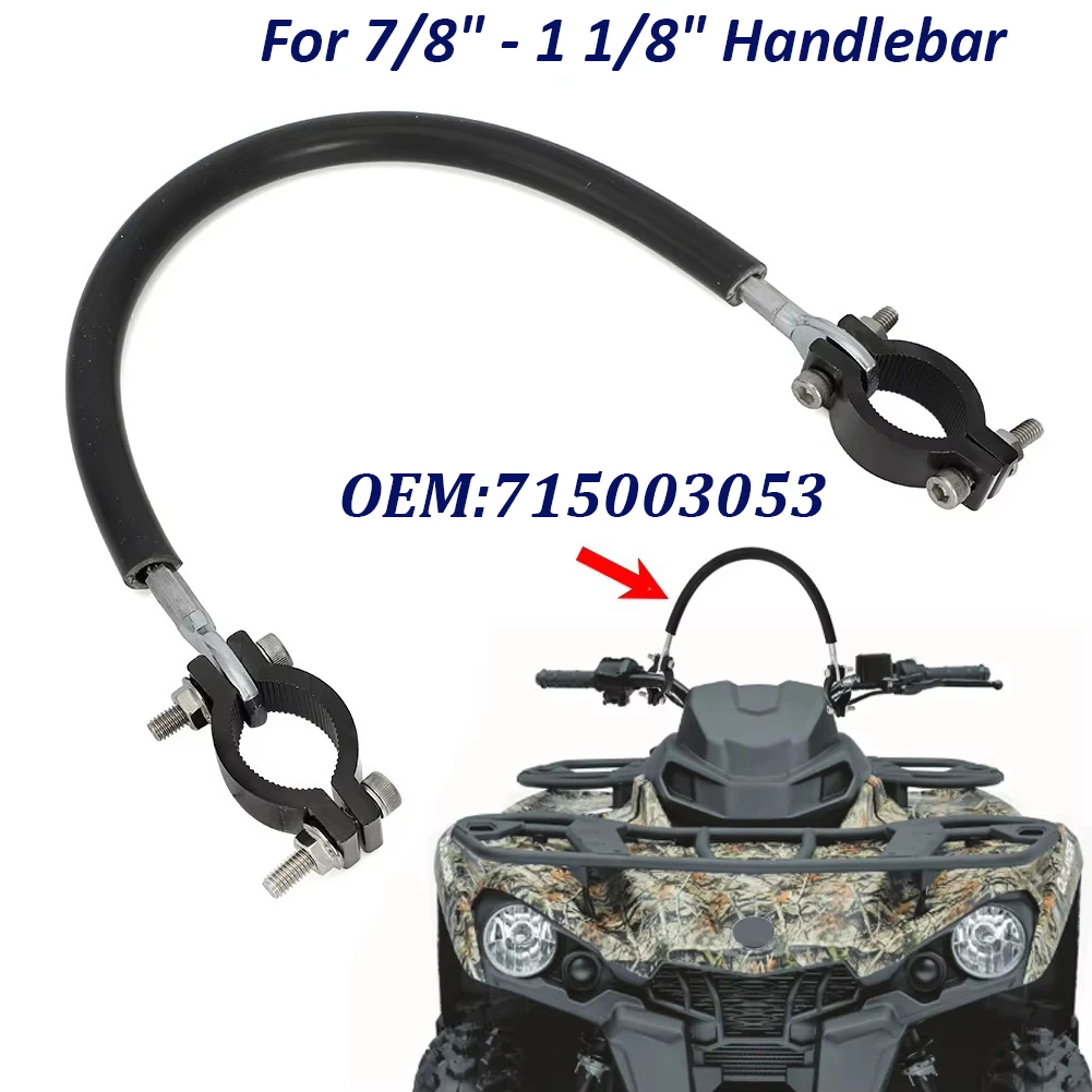 Guidão de 7/8 "-1 1/8", alça de lama atv, alça de garra para can-am outlander polaris sportsman honda foreman 500 715003053
