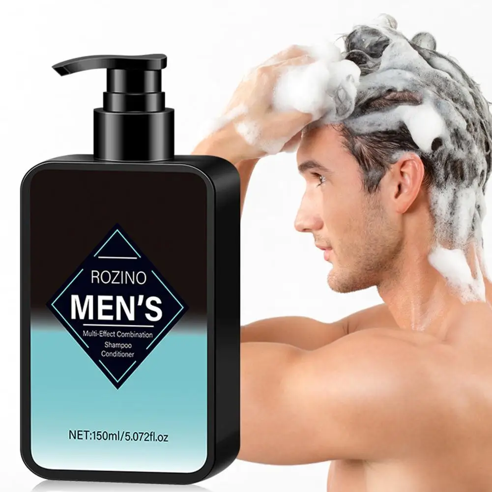 

Men's 4-in-1 Anti-Dandruff Shampoo Hair Care Dandruff Removal Moisturizing Refreshing-Controls Oil Soothes Adds Shine