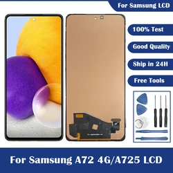 AAA+ incell or Samsung Galaxy A72 4G Display A725 A725F/DS LCD Display Touch Digitizer Screen For Samsung Galaxy A72 LCD