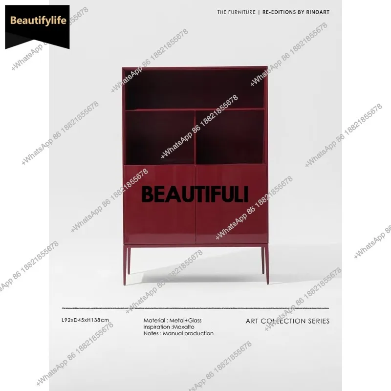 

D80 учебный книжный шкаф каньон красный крыльцо боковой шкаф гостиная высокий шкаф для хранения вина