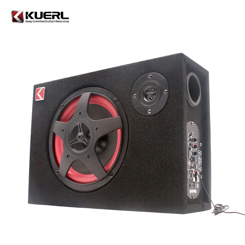 Samochód o dużej mocy 12 V/24 V/220 V Bluetooth potrójnego zastosowania 6-calowy kwadratowy subwoofer samochodowy z kartą wtykową