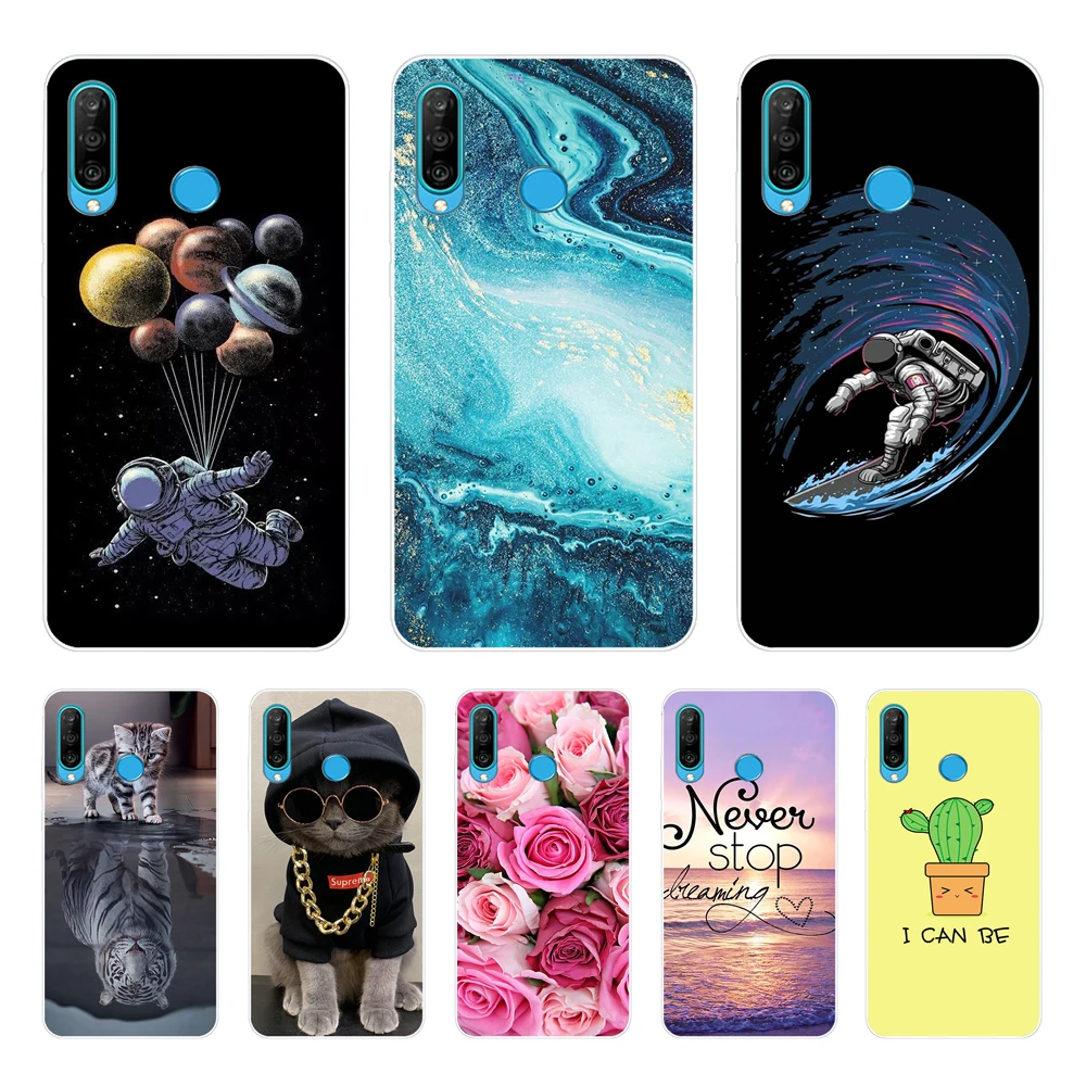 Case For Huawei P30 Lite Pro Case Tpu Cute Back Cover On For Fundas Huawei P30lite Case P 30 lite pro P30pro Soft Silicone Case