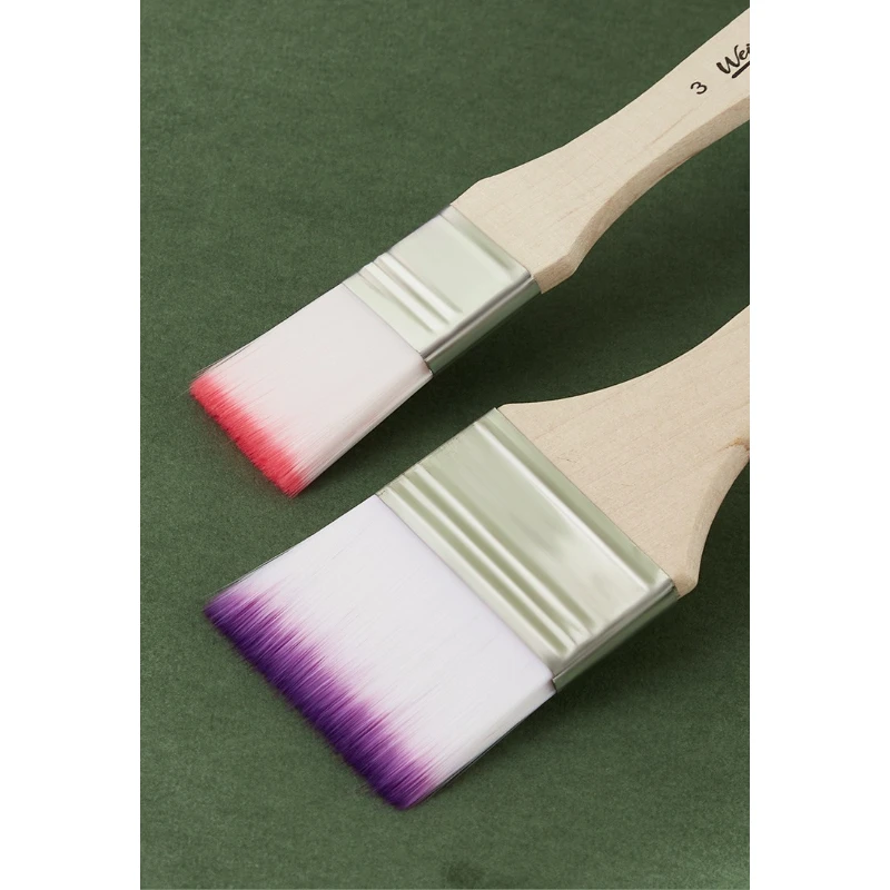 12-piece Set of Art Brush Acrylic Board Brush Nylon Bristle Brush Gouache Watercolor Oil Painting Brush Painting Brush