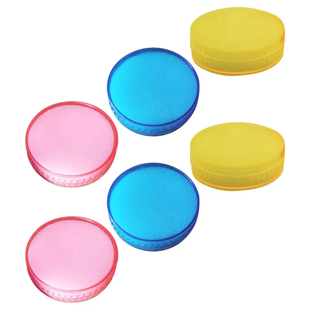 6Pcs Cash Counting Fingertip Moistener Hand Sponge for Financial Institutions Efficient Paper Handling Compact