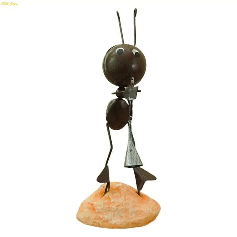 Ornamenti in metallo resistenti alle intemperie U1JB scultura da giardino per le decorazioni all'aperto e miglioramento