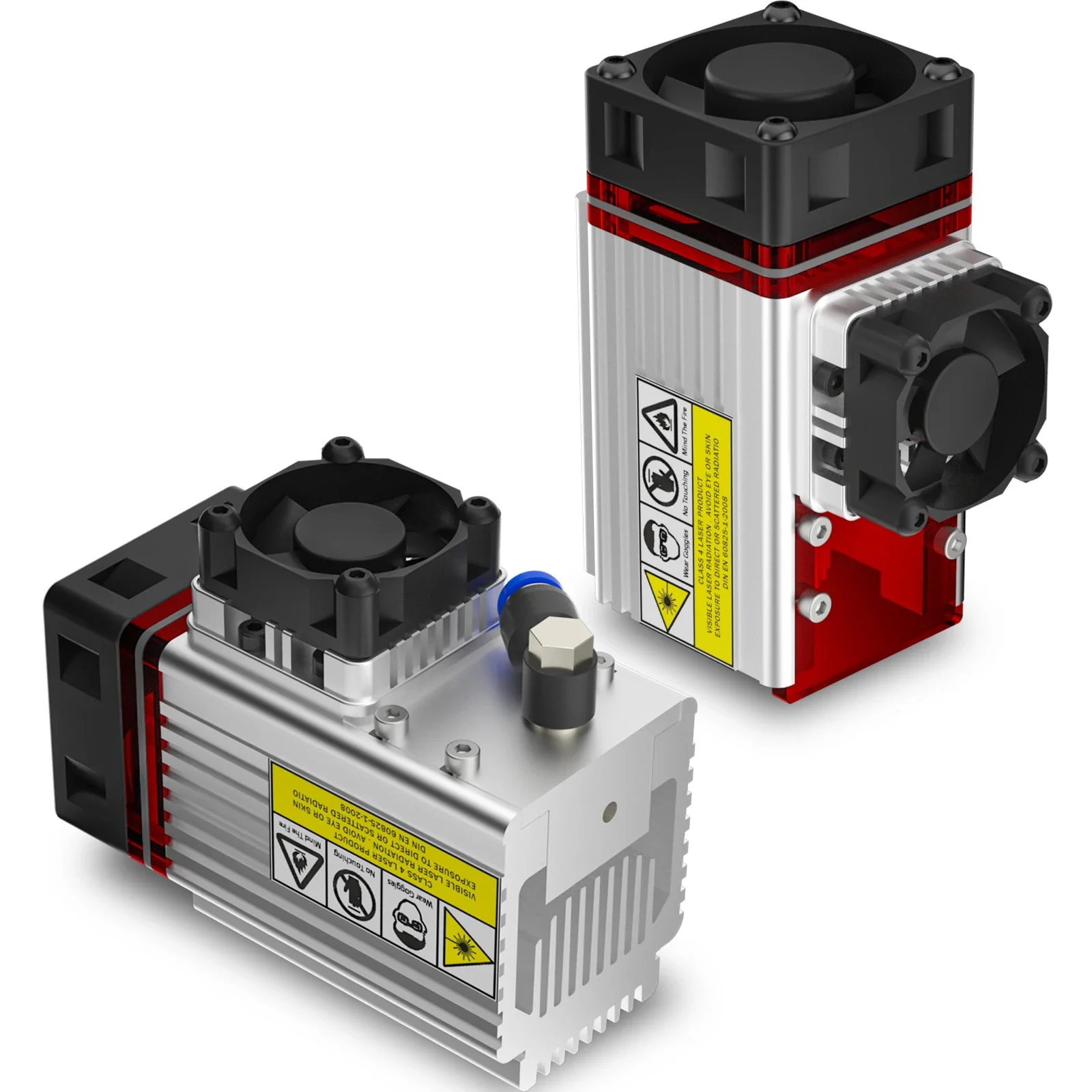 NEJE 70L/Min bomba de asistencia de aire grabador 45W para grabador láser velocidad ajustable compresor de bajo ruido Kit de boquillas de asistencia