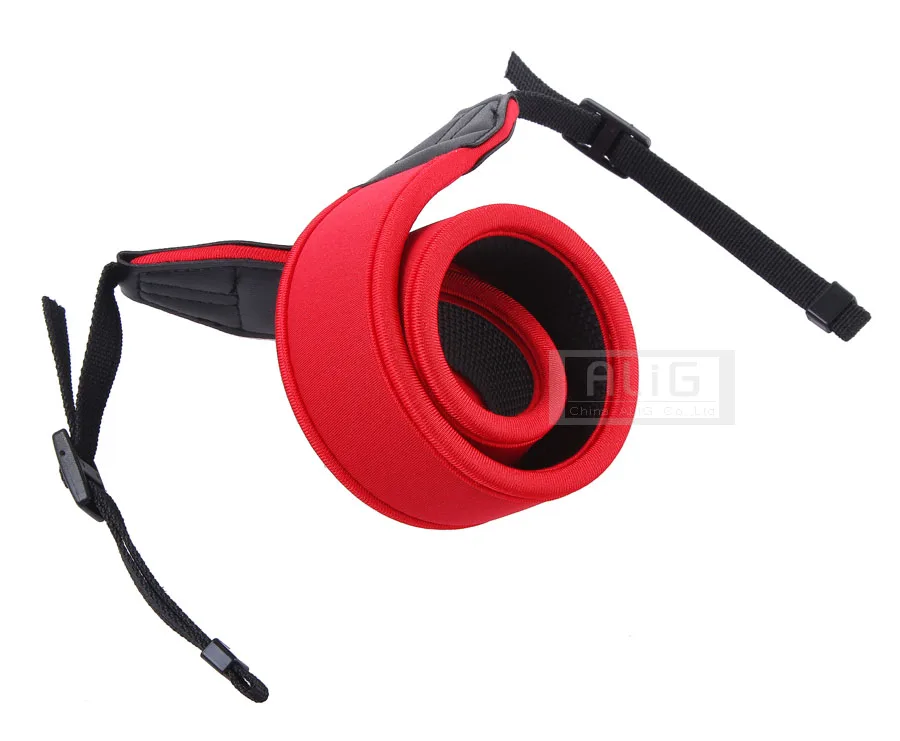 10 Pieces Camera Shoulder Soft Strap Elasticity Red Color for Canon 550D 600D 700D 750D 5D2 7D Mark II 100D SX520 SX60 HS