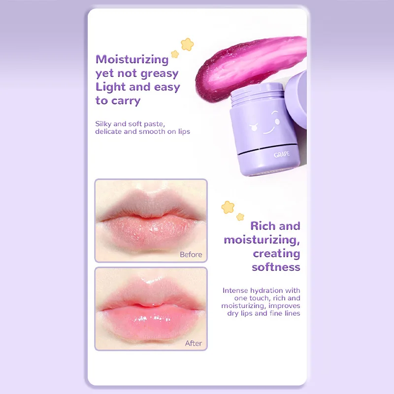 العلامة التجارية الأكثر مبيعا بلسم الشفاه الملتوي مرطب تغذي قناع الشفاه الطبيعي ملون ملمع الشفاه تليين البشرة تقليل خطوط الشفاه العناية بالشفاه #6