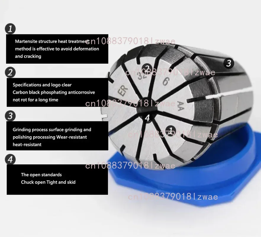 1PC ER25 1-16mm Spring Collet High Precision 0.005mm ER Collet Set For CNC Engraving Machine Lathe Mill Tool