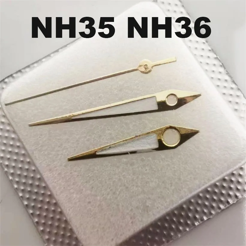 Suitable For NH35 NH36 Mechanical Movements Hour Minute Second Three Needles Luminous Pointer Watch Movement Accessories