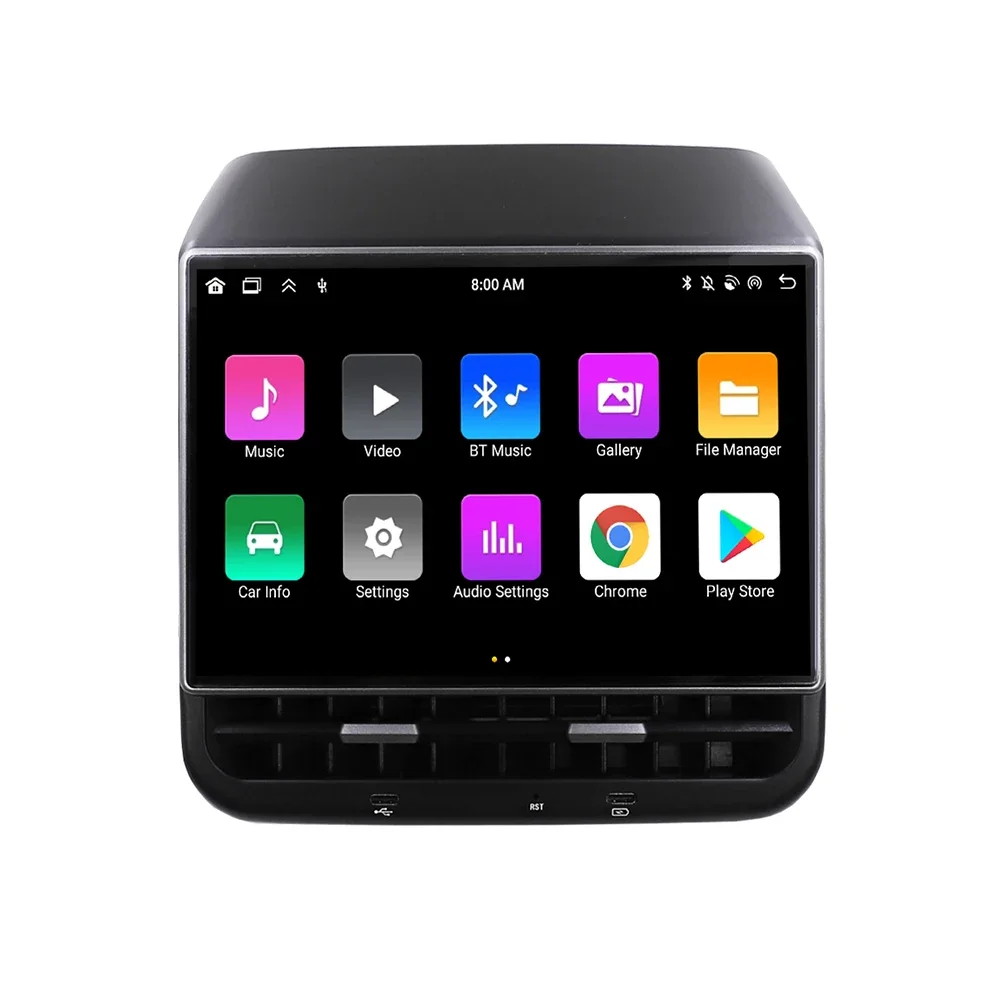8.66 inch Rear Display Screen Android 13 4GB+64GB for Model 3/y inch Media Gaming Entertainment