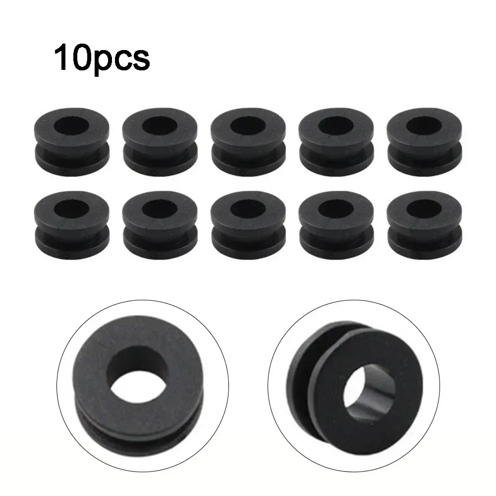 Anneaux de Verrouillage M6 Universels pour Moto, Couvercle Latéral, Œillets en Caoutchouc, Joint, Carénages, Accessoires pour Honda, 10 Pièces/Ensemble