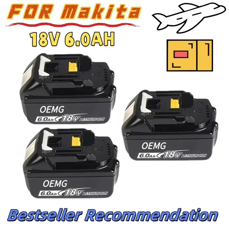 

FOR Makita 18V Battery for Home Use,Batterie FOR Makita 18V Essential,6AH Long Run Time,Fast Charging,Top Seller,Get Yours Now