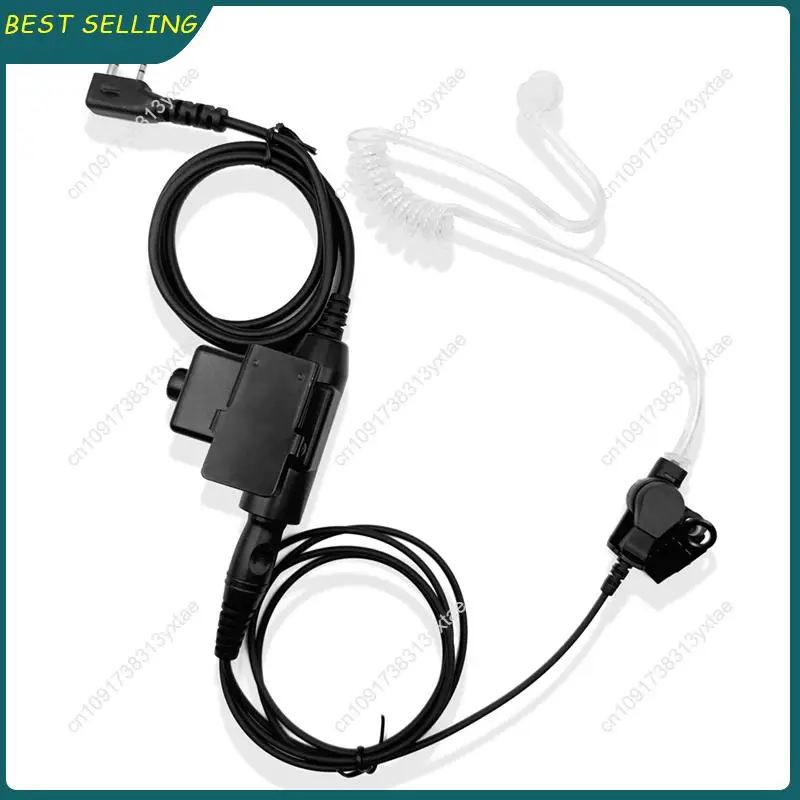 N09R-U94 Walkie Talkie Earphone K Plug Neck Throat Mic Earpiece Tactical Earphone For Baofeng 5R 888S Walkie Talkie Accessory
