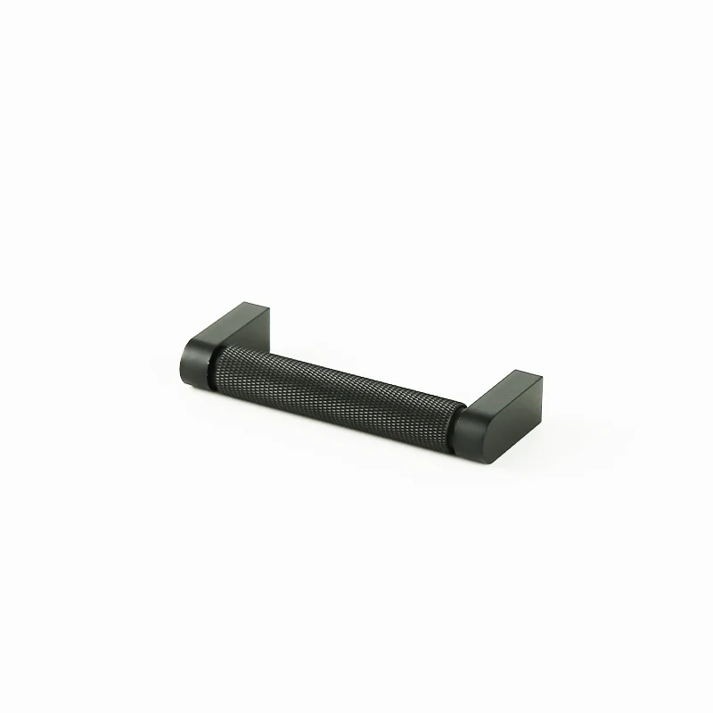 New Matte Black Stainless Steel Drawer Cabinet Door Handles Three Sizes Each Handle Comes with 4 Screws Suitable for Home DIY Re