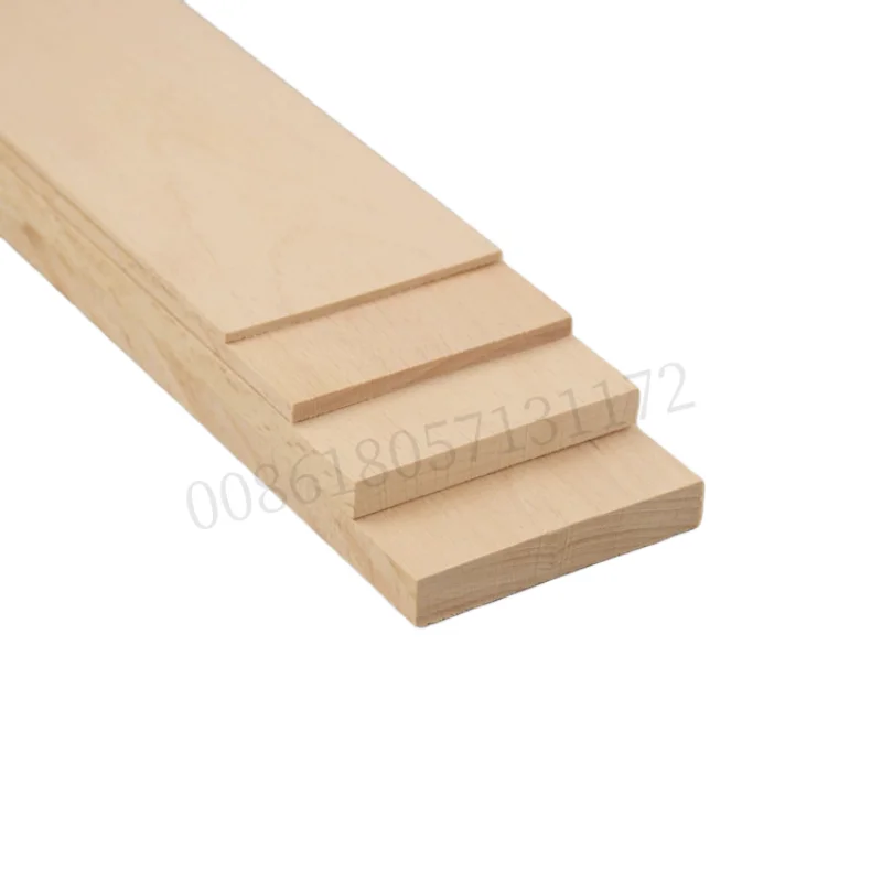 

Custom Beech Wood Slats / Strips, 2 / 5 Pieces, - 1mm to 10mm Thick, 35mm to 80mm Widths, for DIY Furniture Woodworking