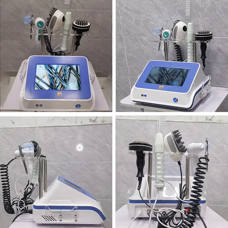 2024 New Arrival Multifunctional High Frequency 5 in 1 Hair Care Machine For Hair Spa