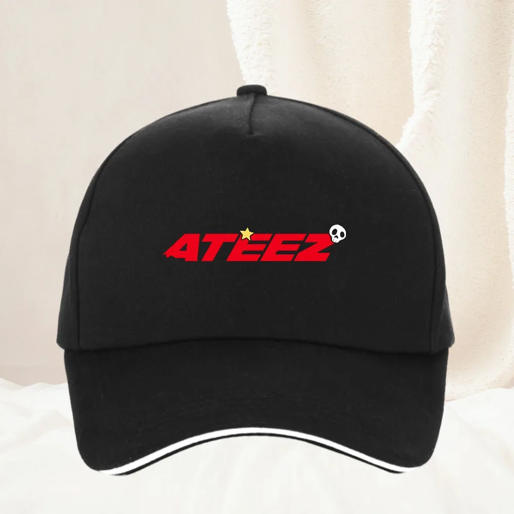 

KPOP ATEEZ 25 Years Cartoon Baseball Cap Hongjoong Mingi San Yunho Fans Gift Fans Concert hat