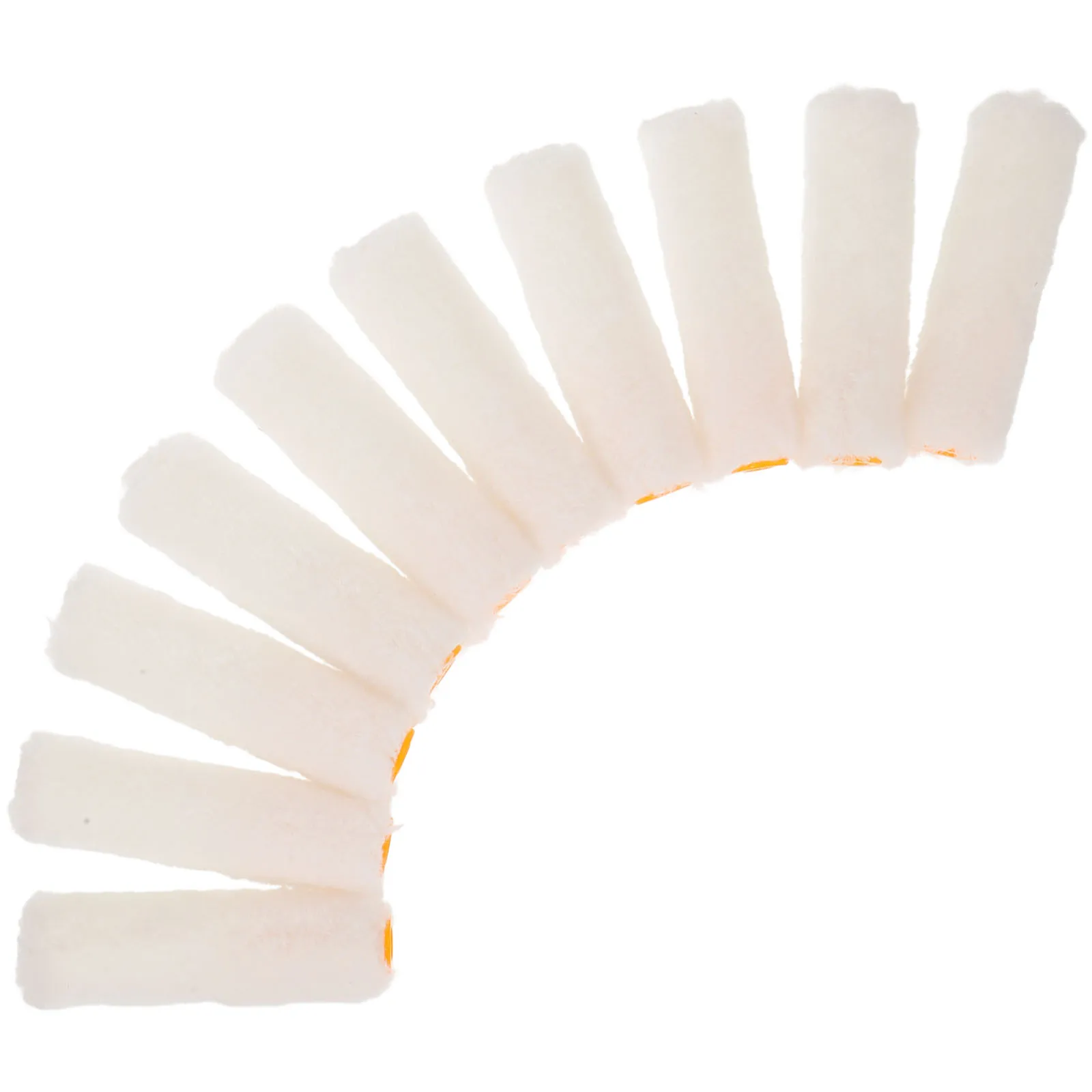 

10pcs Mini Paint Replacement Cotton Roller Sleeve Small Roller Frame Wall Painting Ceiling Corner Tool House Decoration