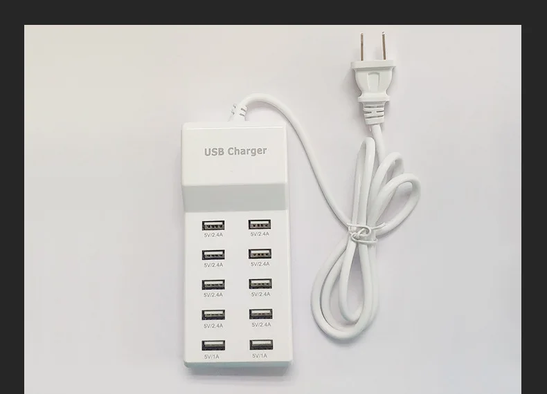 100W Caricatore USB, 20 Porte Stazione di ricarica, Multifunzione USB