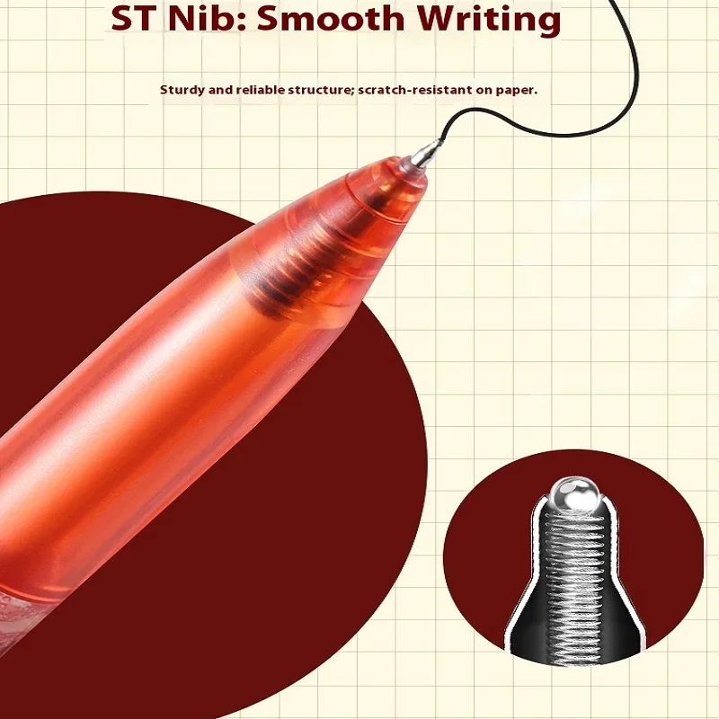 قلم جل لطيف لآلة بيع عصير لوبيت، تصميم صغير ممتع للدهون، توقيع حبر أسود للكتابة السلسة للأواجب المنزلية، مذكرات الامتحانات #3