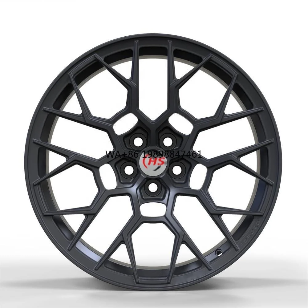 

High Quality 19x9 19x10 Matt Black 5x108 Forged Rim Wheels for Jaguar Car Rim
