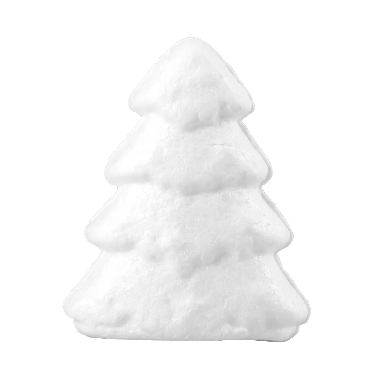 

ABOOFAN 10pcs White Foam Cones Craft for Floral Arrangements Tree Decor Christmas Party Kids Activities
