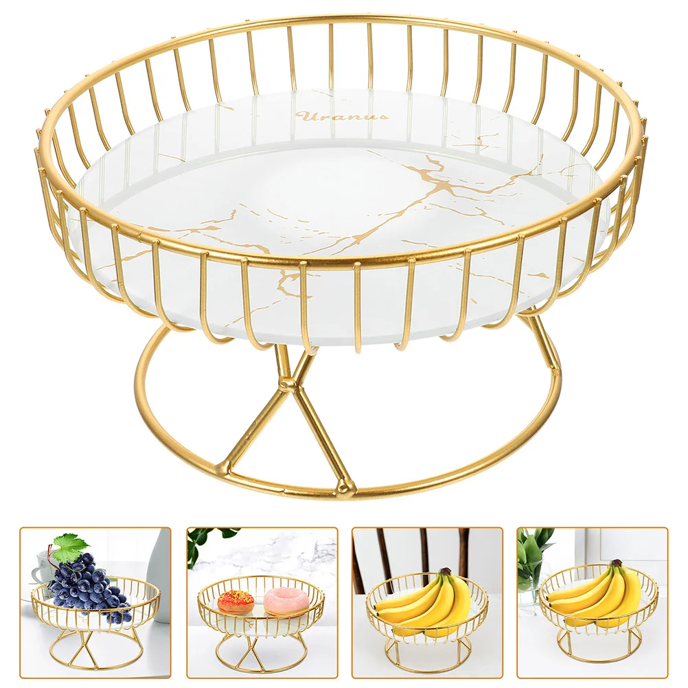 

Fruit Basket Metal Wire Basket For Kitchen Desktop Storage Bread Dessert Tray Black Countertop Fruit Bowl Kitchen Bar
