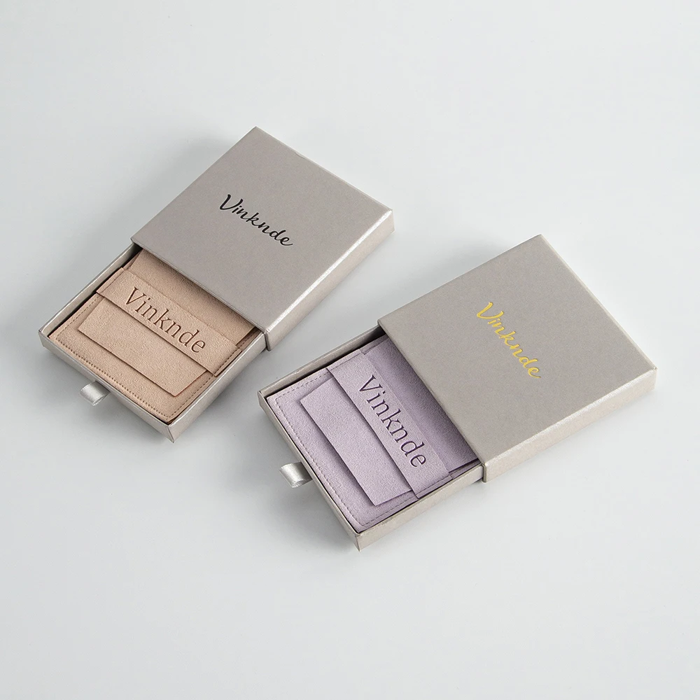 شعار مخصص درج انزلاق الورق المقوى ورقة علب الهدايا الفاخرة مجوهرات أقراط خواتم Keychina صندوق التعبئة والتغليف مع الحقيبة ستوكات #3