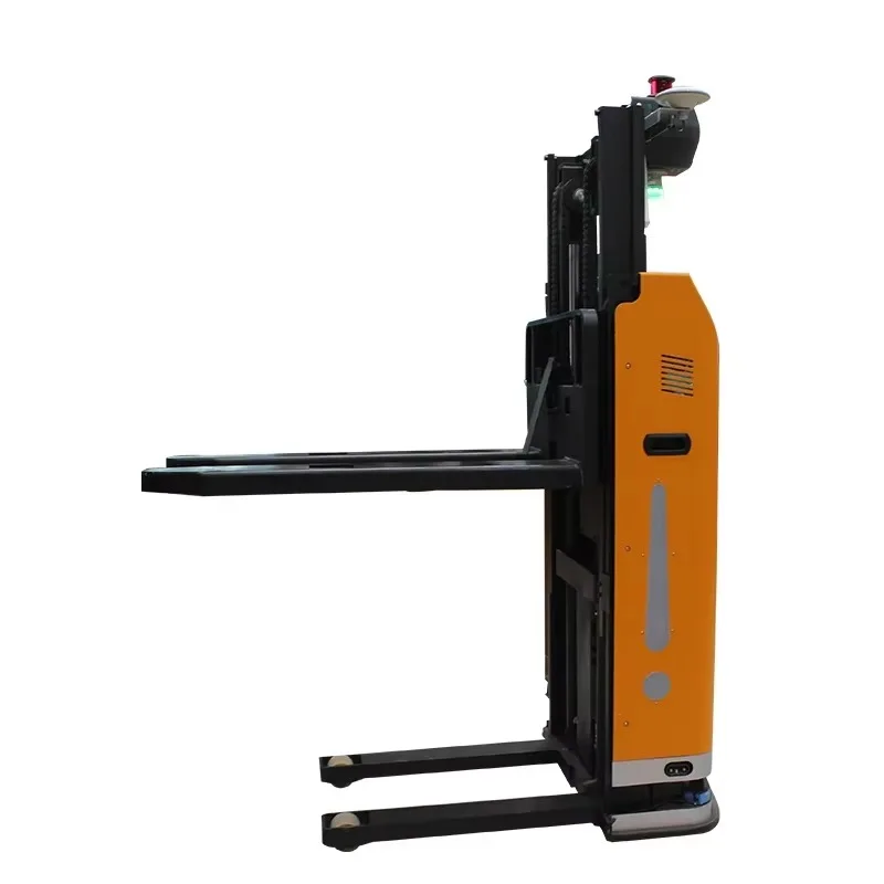 Aisle AGV Robot Efork Manufacturer Very Narrow for Intelligent Storage Warehouse Material Handling Stacking