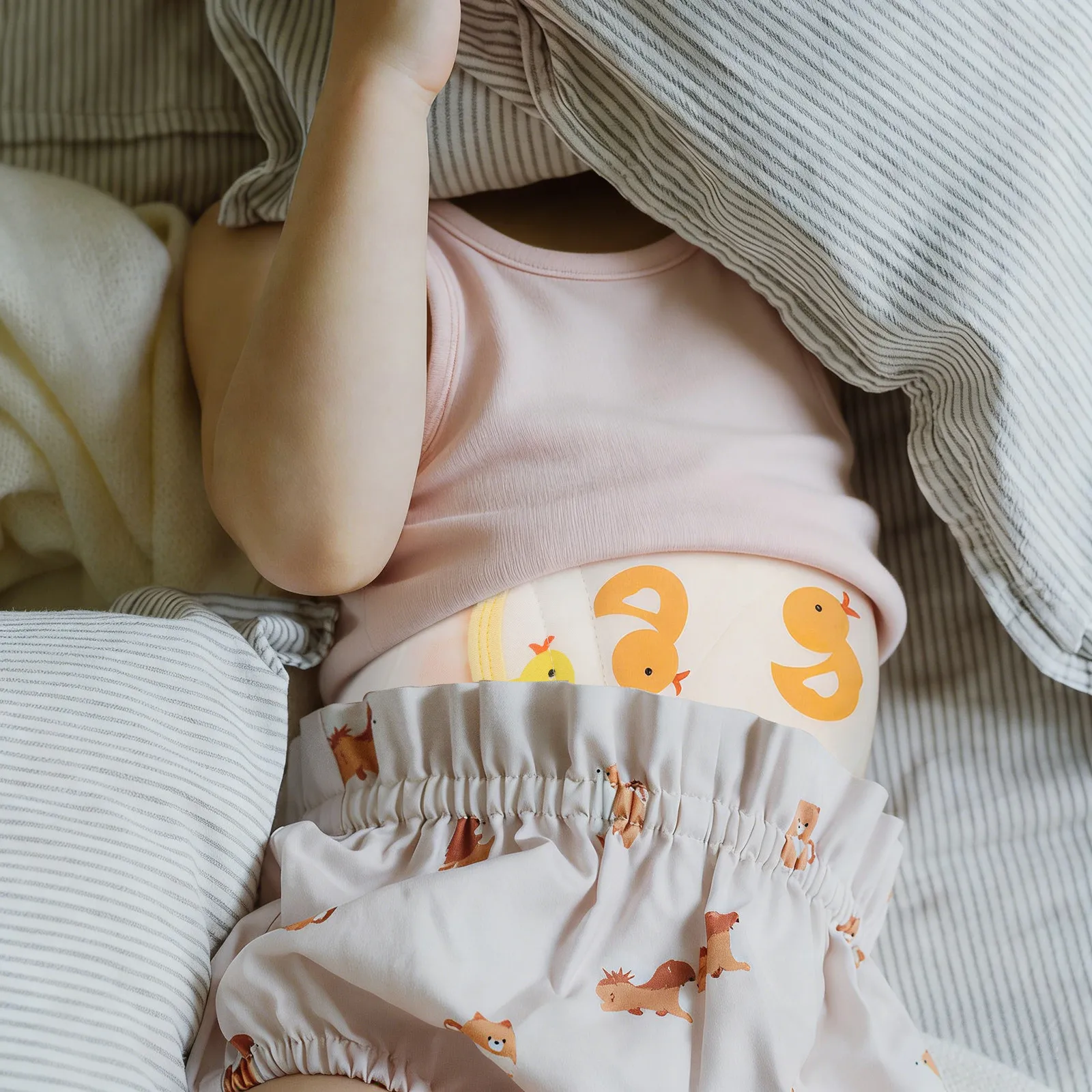 

2Pcs Baby Navel Wrap Umbilical Cord Baby Belly B Infant Belly Infant Navel Belt Wrap Cover Warm Protect Sleep