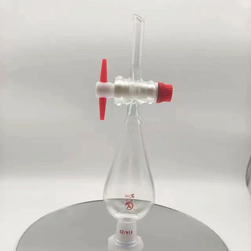 

1pc Pear-shaped Glass Separation Funnel with PTFE Piston 30ml/60ml/250ml/500ml/1000ml separating for Laboratory Experiment