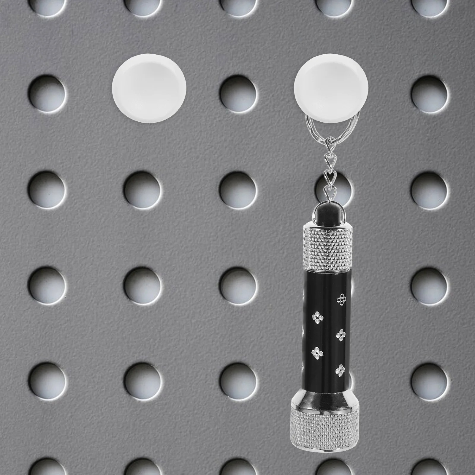 

2Pcs Pegboard Hooks Sturdy Tool Storage Hangers Easy Install Garage Organizer Pegboard Hooks Tools Holder Keychain Holder