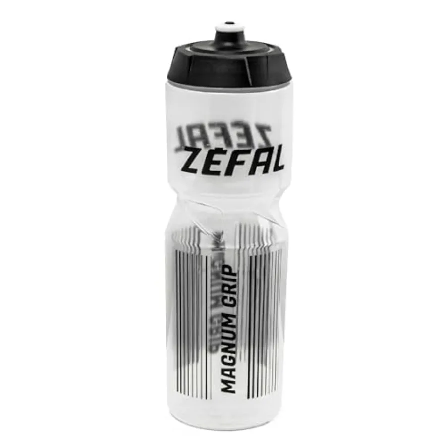 

Bike Water Bottle Translucent Black High Capacity, Soft Cap Nozzle, BPA-Free, Odorless Polypropylene, Fits Most Bottle Cages Ma