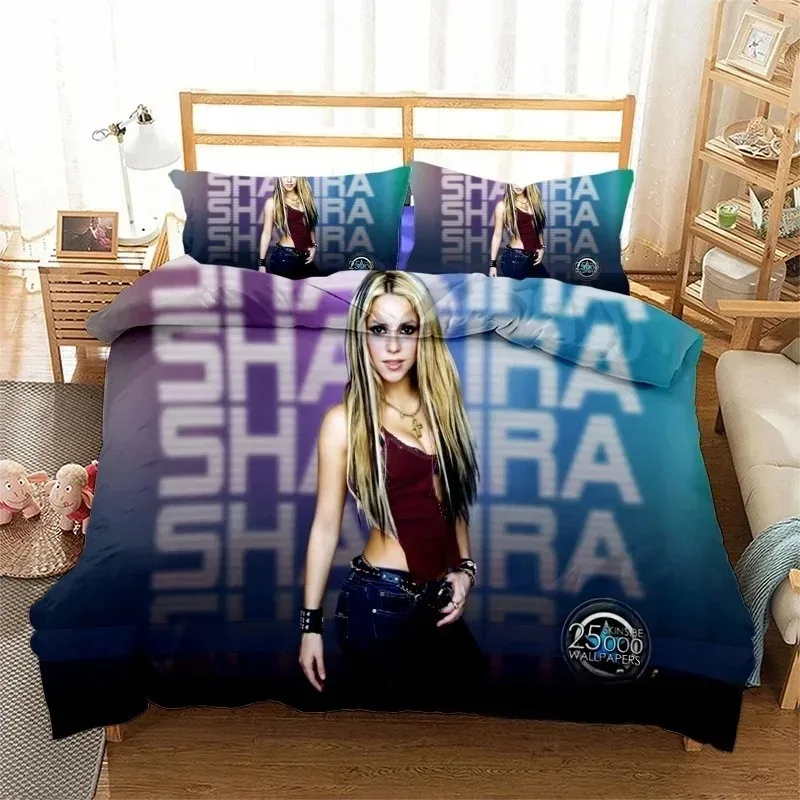 

Singer Shakira Bedding Sets Exquisite Bed Supplies Set Duvet Cover Comforter Set Bedding Set Luxury Birthday Gift Home Textiles