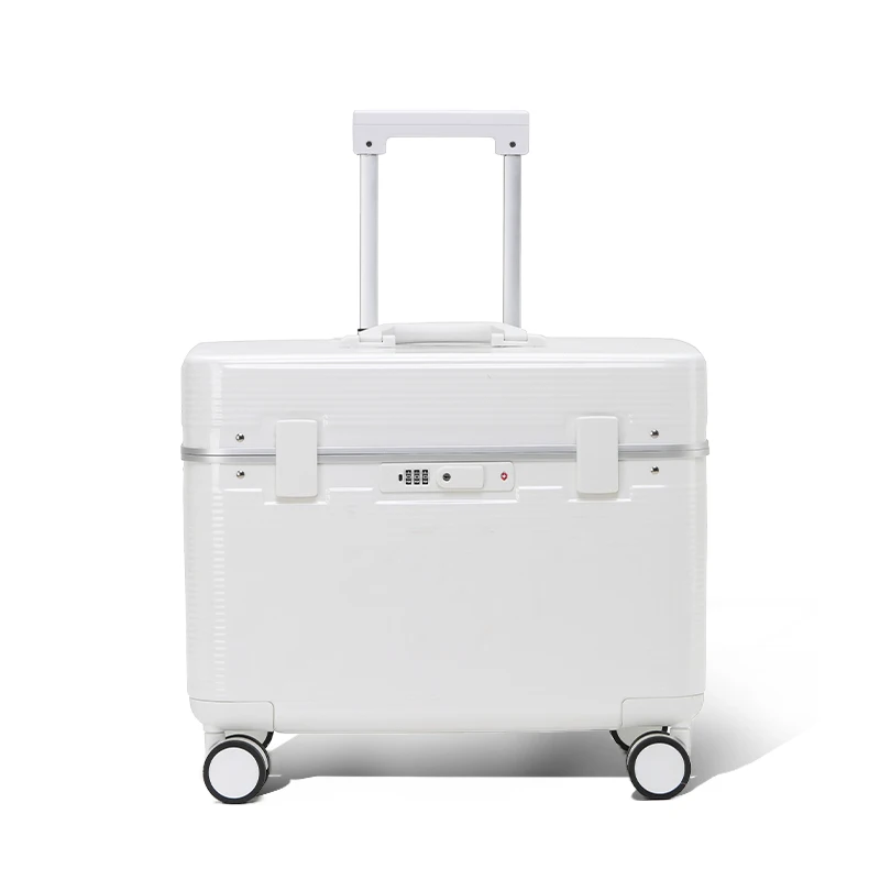 

Upper flip cover, small aluminum frame trolley case 18 inches 20 inches suitcase