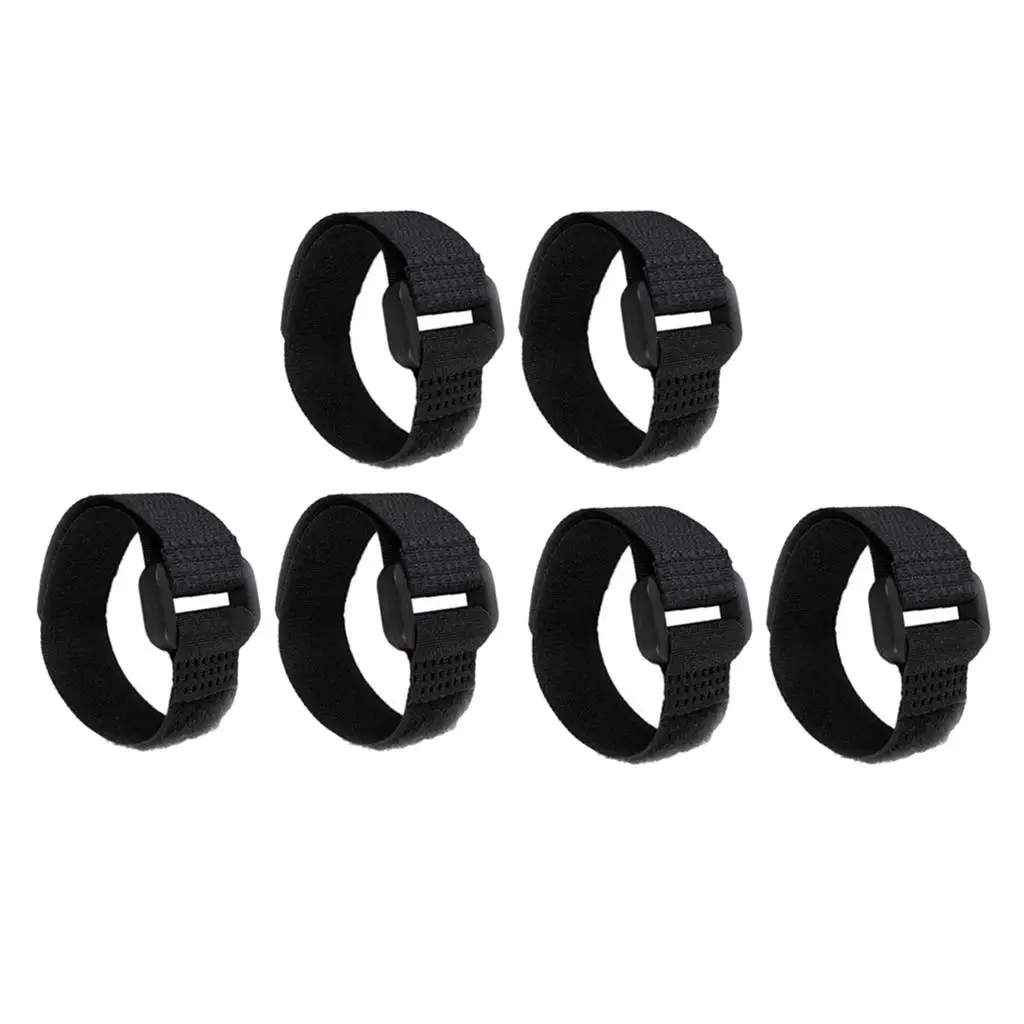 6pcs Rooster Collar Rooster From Screaming for Poultry Duck Black