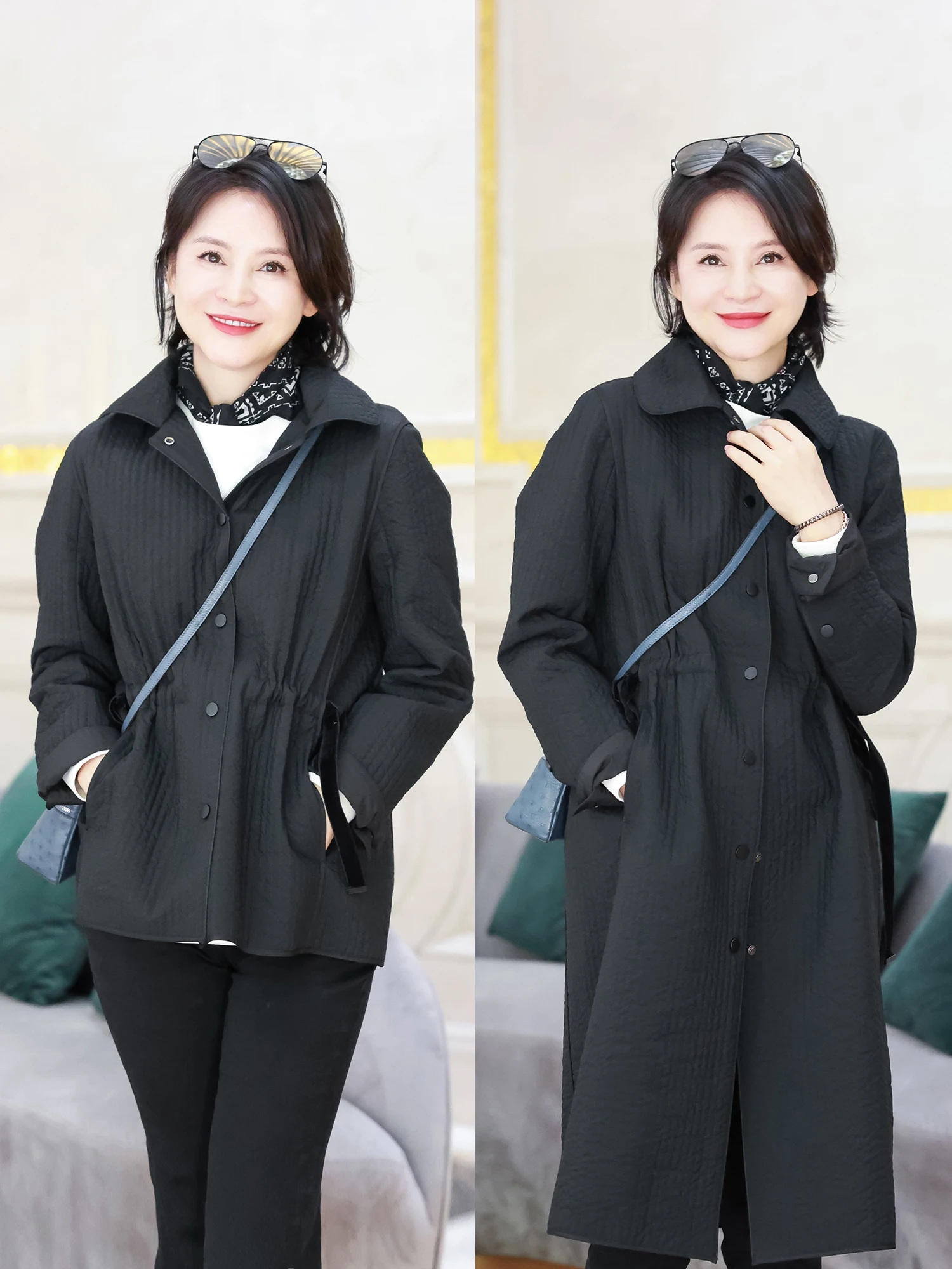 

Теплая хлопковая куртка Milan Night H-ape с воротником-стойкой, ветрозащитная, для женщин, для повседневной носки, с длинными рукавами, в полоску