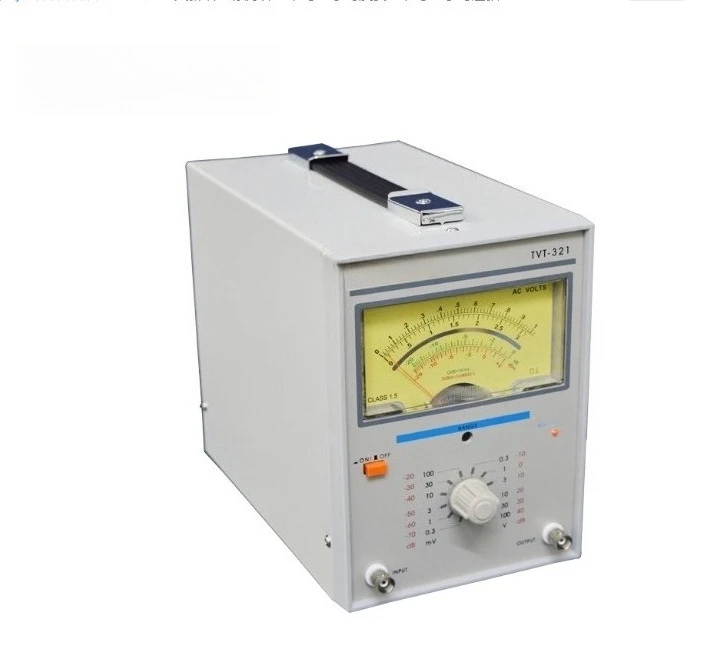 TVT-322D Digital Millivoltmeter, Manual Auto Compact 2HZ-2Mhz 300V Pointer AC Digital Millivoltmeter Reading Detector