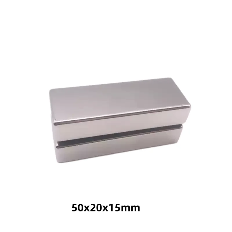 50x20x15 Cuboid Block Magnet 50x20x15mm For Home Refrigerators, Offices DIY 50mm*20mm x15mm Strong Magnets 50*20*15