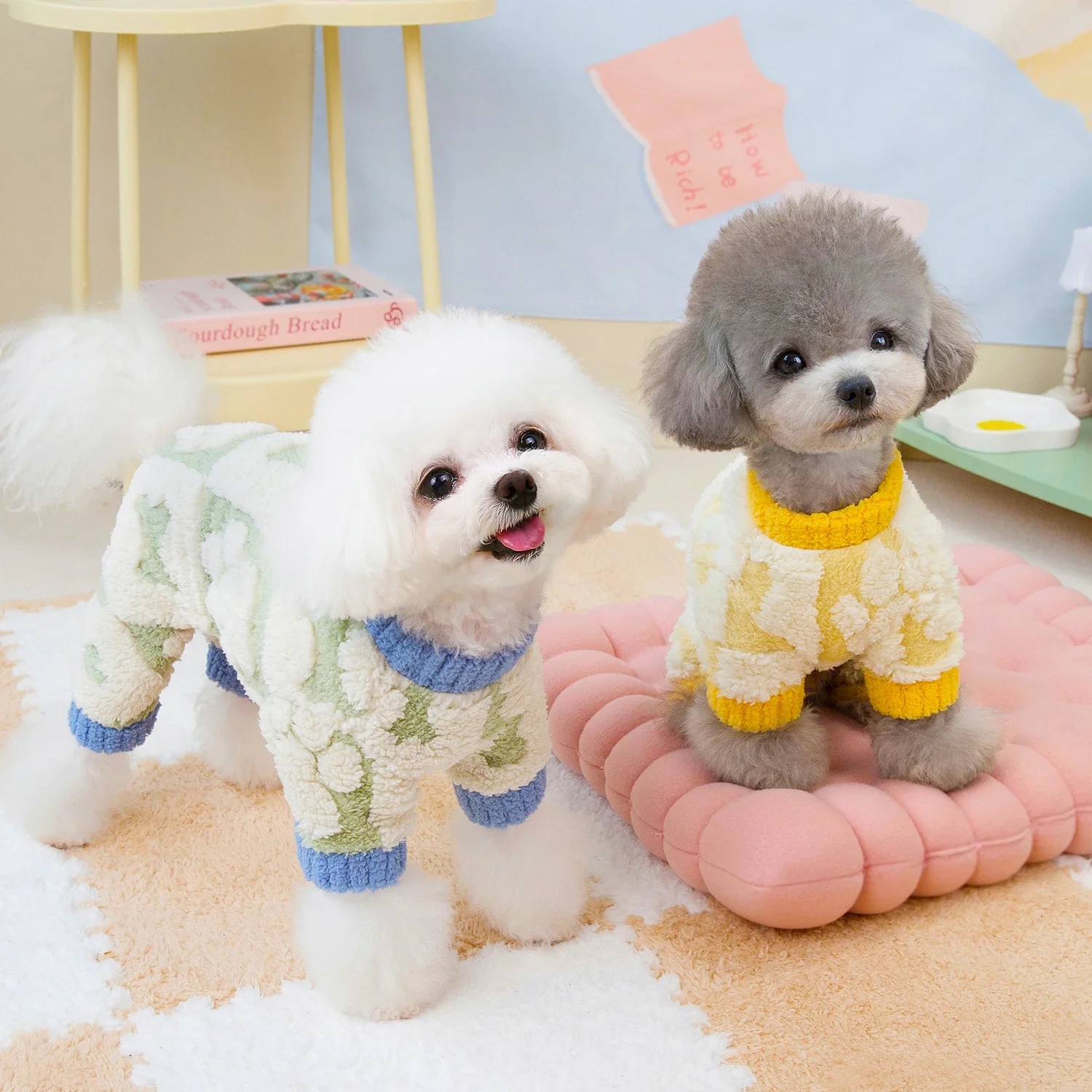 New Warm Dog Jumpsuit Winter Pet Dog Jacket for Small Dog Puppy Apparel Yorkie Clothes French Bulldog Outfit