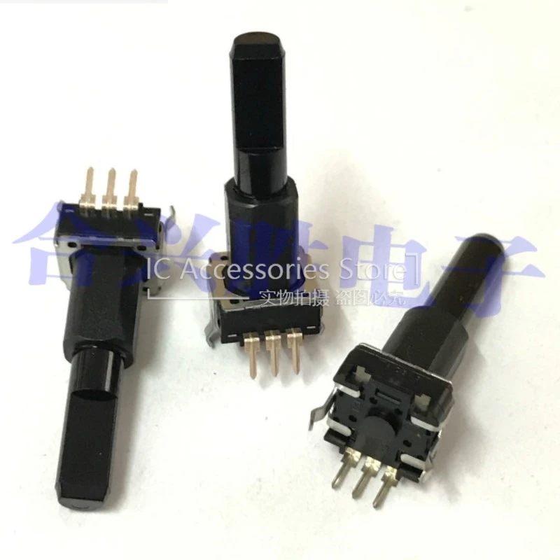 2PCS EC12 Type Rotary Encoder Without Positioning 24 Pulse Power Amplifier Audio Master Volume Adjustment Potentiometer