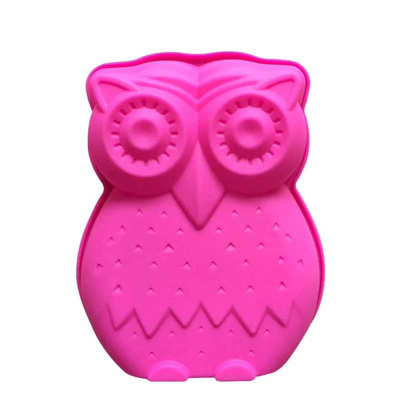 

DIY Cute Owl Animal Baking Silicone Cake Molds Chocolate Pudding Moulds Kitchen Bakeware Cake Pan E429