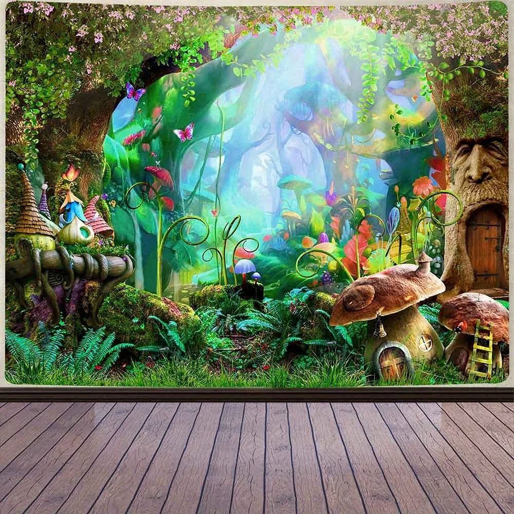 Enchanted Forest Tapestry