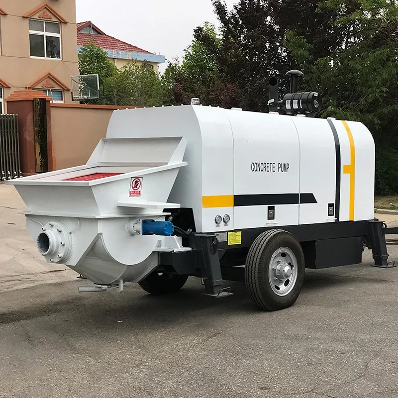 Yg Concrete Pump Truck High Density Mobile Portable Small Concrete Pump Machine Construction Concrete Pumping Machinery Price