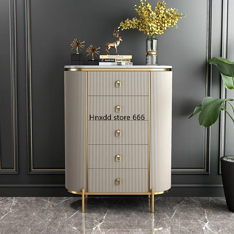 Luxury Organizer Chest Of Drawers Knobs Golds Living Room Cabinets Storage Display Space Saving Furniture